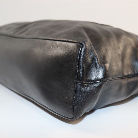 Prada Black Leather Top Handle Tote – Vintage - Picture 5 of 12